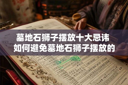 墓地石狮子摆放十大忌讳 如何避免墓地石狮子摆放的十大忌讳 墓地石狮子摆放十大忌讳 如何避免墓地石狮子摆放的十大忌讳