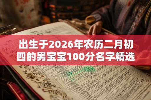 出生于2026年农历二月初四的男宝宝100分名字精选！