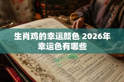 生肖鸡的幸运颜色 2026年幸运色有哪些