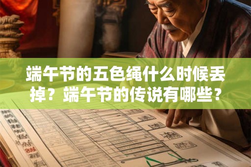 端午节的五色绳什么时候丢掉？端午节的传说有哪些？