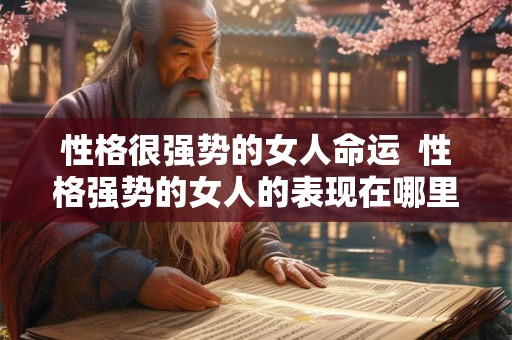 性格很强势的女人命运  性格强势的女人的表现在哪里