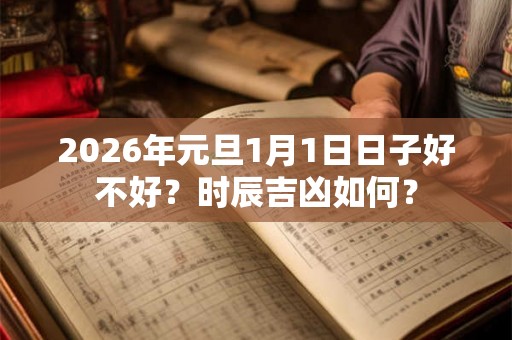 2026年元旦1月1日日子好不好？时辰吉凶如何？