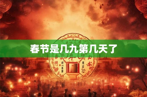 春节是几九第几天了