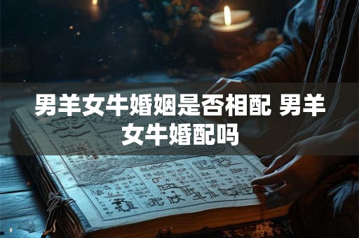 男羊女牛婚姻是否相配 男羊女牛婚配吗