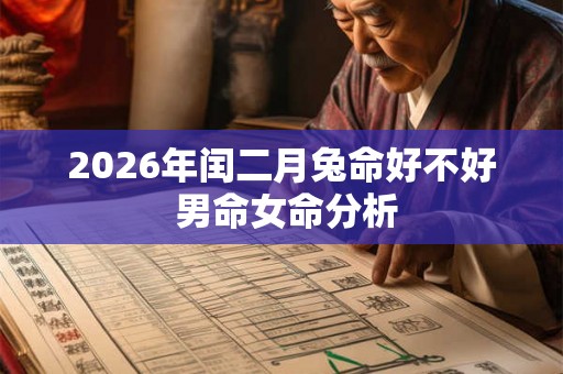 2026年闰二月兔命好不好 男命女命分析