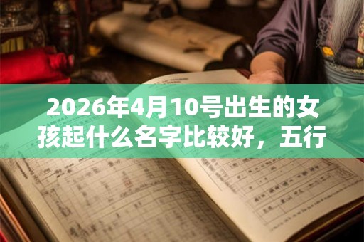 2026年4月10号出生的女孩起什么名字比较好，五行属什么