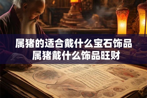 属猪的适合戴什么宝石饰品 属猪戴什么饰品旺财 属猪的适合戴什么宝石饰品 属猪戴什么饰品旺财
