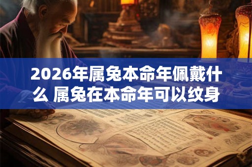 2026年属兔本命年佩戴什么 属兔在本命年可以纹身吗 2026年属兔本命年佩戴什么 属兔在本命年可以纹身吗