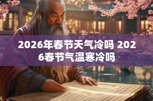 2026年春节天气冷吗 2026春节气温寒冷吗