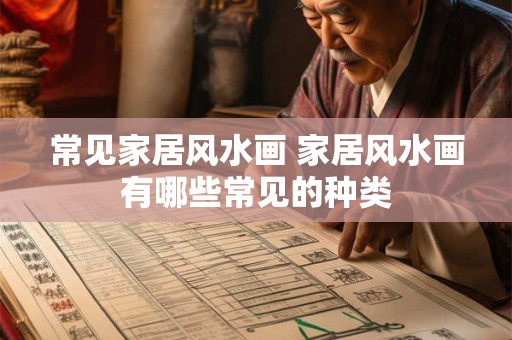 常见家居风水画 家居风水画有哪些常见的种类