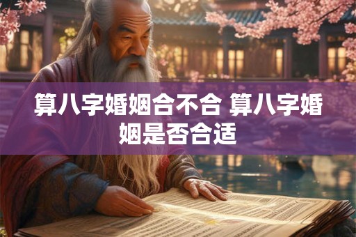 算八字婚姻合不合 算八字婚姻是否合适