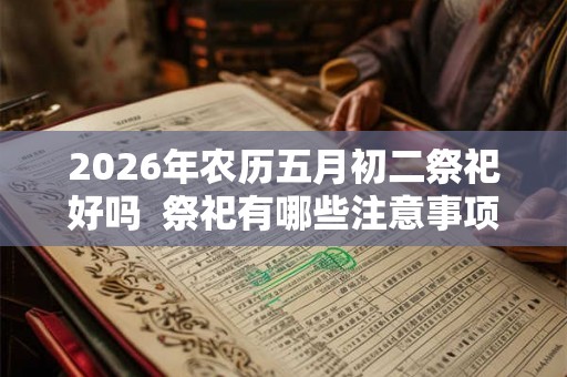 2026年农历五月初二祭祀好吗 祭祀有哪些注意事项 2026年农历五月初二祭祀好吗 祭祀有哪些注意事项