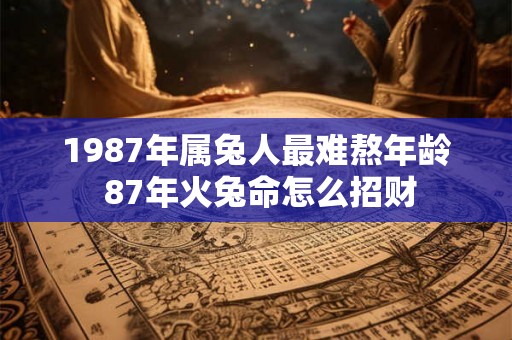 1987年属兔人最难熬年龄 87年火兔命怎么招财 1987年属兔人最难熬年龄 87年火兔命怎么招财