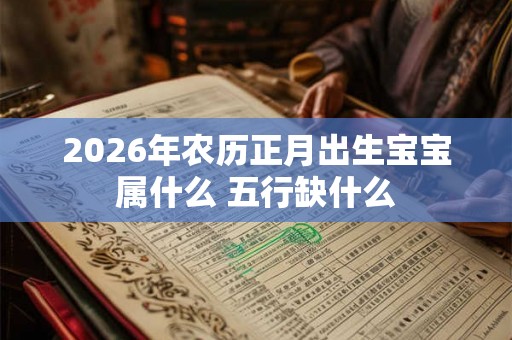 2026年农历正月出生宝宝属什么 五行缺什么