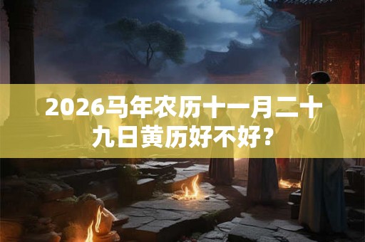 2026马年农历十一月二十九日黄历好不好? 2026马年农历十一月二十九日黄历好不好?