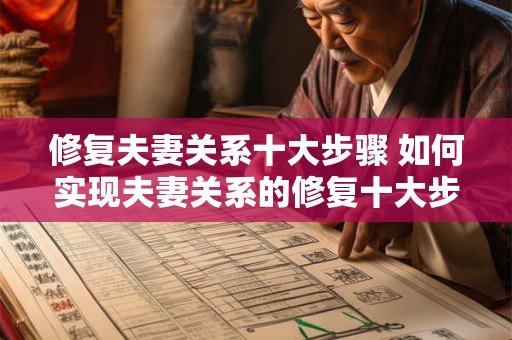 修复夫妻关系十大步骤 如何实现夫妻关系的修复十大步骤指南