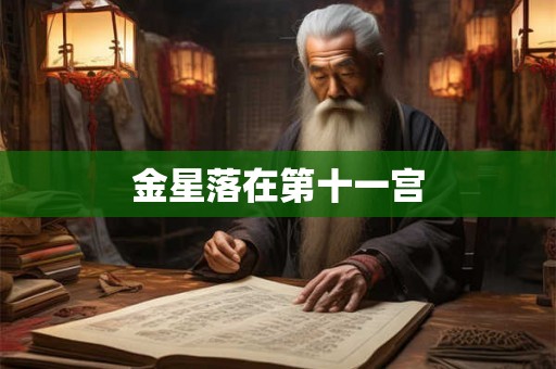 金星落在第十一宫
