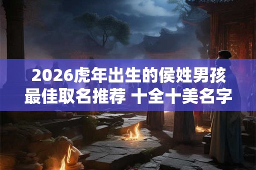 2026虎年出生的侯姓男孩最佳取名推荐 十全十美名字范例