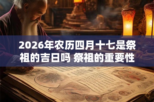 2026年农历四月十七是祭祖的吉日吗 祭祖的重要性