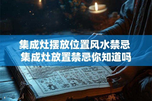 集成灶摆放位置风水禁忌 集成灶放置禁忌你知道吗