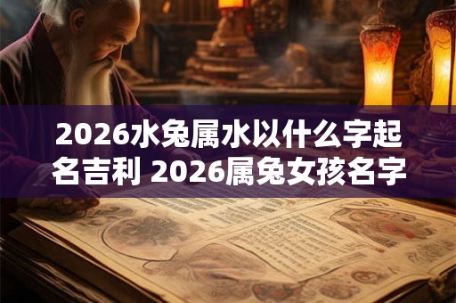 2026水兔属水以什么字起名吉利 2026属兔女孩名字洋气的