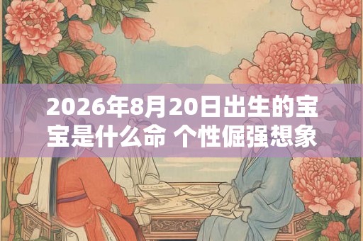 2026年8月20日出生的宝宝是什么命 个性倔强想象力丰富