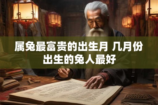 属兔最富贵的出生月 几月份出生的兔人最好