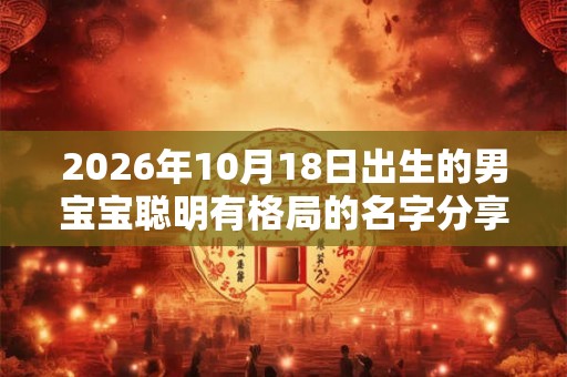 2026年10月18日出生的男宝宝聪明有格局的名字分享 2026年10月18日出生的男宝宝聪明有格局的名字分享
