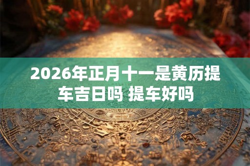 2026年正月十一是黄历提车吉日吗 提车好吗