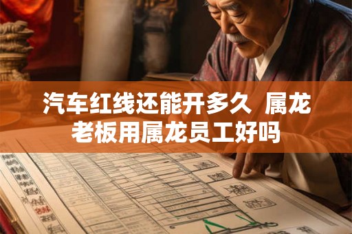 汽车红线还能开多久  属龙老板用属龙员工好吗