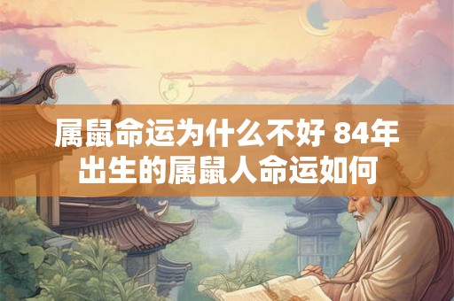 属鼠命运为什么不好 84年出生的属鼠人命运如何