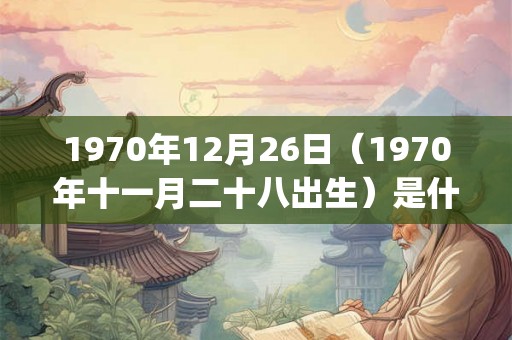 1970年12月26日（1970年十一月二十八出生）是什么命_命运如何
