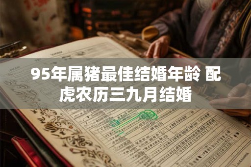 95年属猪最佳结婚年龄 配虎农历三九月结婚