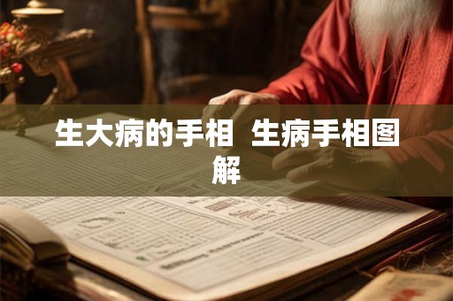 生大病的手相  生病手相图解