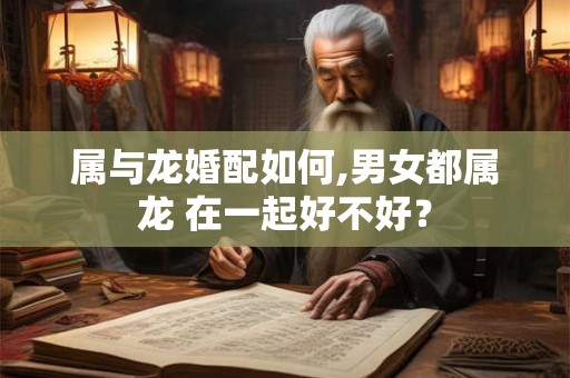 属与龙婚配如何,男女都属龙 在一起好不好？