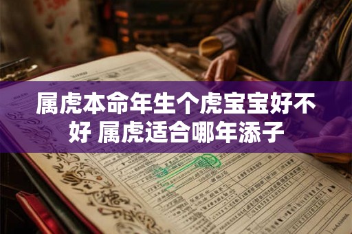 属虎本命年生个虎宝宝好不好 属虎适合哪年添子 属虎本命年生个虎宝宝好不好 属虎适合哪年添子