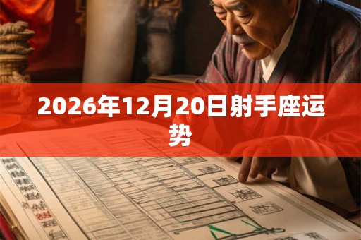 2026年12月20日射手座运势 2026年12月20日射手座运势