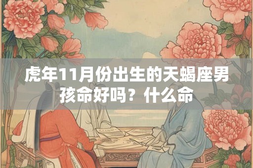 虎年11月份出生的天蝎座男孩命好吗？什么命