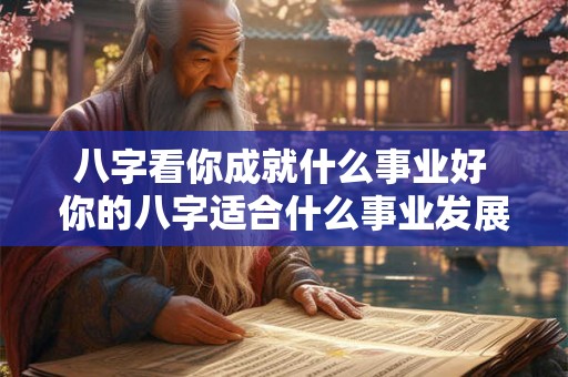 八字看你成就什么事业好 你的八字适合什么事业发展 八字看你成就什么事业好 你的八字适合什么事业发展