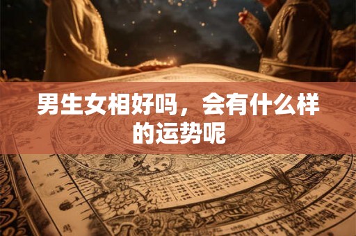 男生女相好吗，会有什么样的运势呢