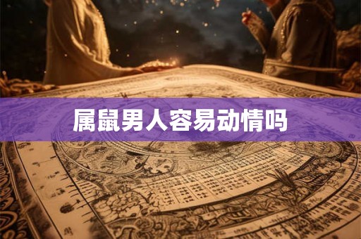 属鼠男人容易动情吗 属鼠男人容易动情吗