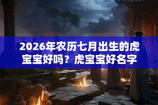 2026年农历七月出生的虎宝宝好吗？虎宝宝好名字