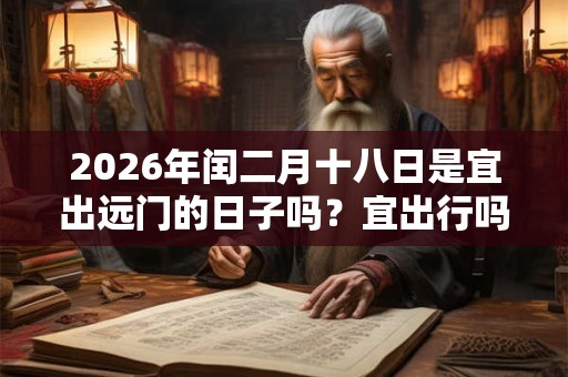 2026年闰二月十八日是宜出远门的日子吗？宜出行吗