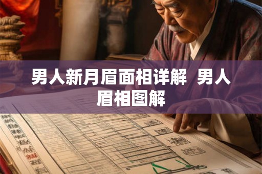 男人新月眉面相详解 男人眉相图解 男人新月眉面相详解 男人眉相图解
