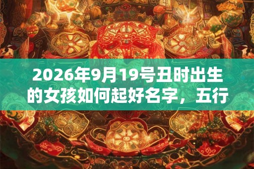 2026年9月19号丑时出生的女孩如何起好名字，五行属什么