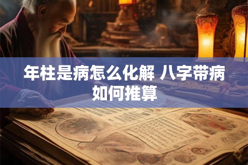 年柱是病怎么化解 八字带病如何推算