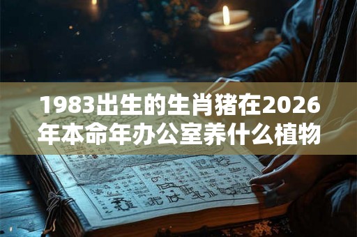1983出生的生肖猪在2026年本命年办公室养什么植物好？