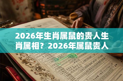 2026年生肖属鼠的贵人生肖属相？2026年属鼠贵人是啥？