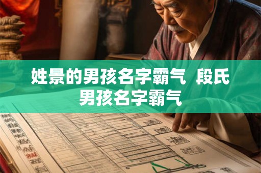 姓景的男孩名字霸气  段氏男孩名字霸气
