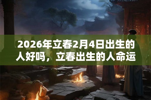 2026年立春2月4日出生的人好吗，立春出生的人命运解析！